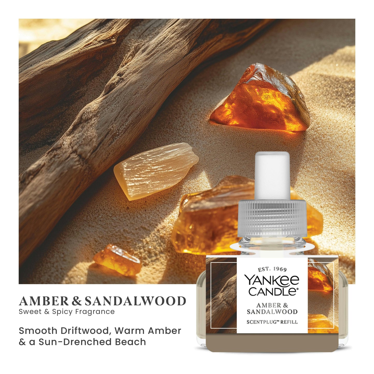 Amber & Sandalwood ScentPlug® Refill