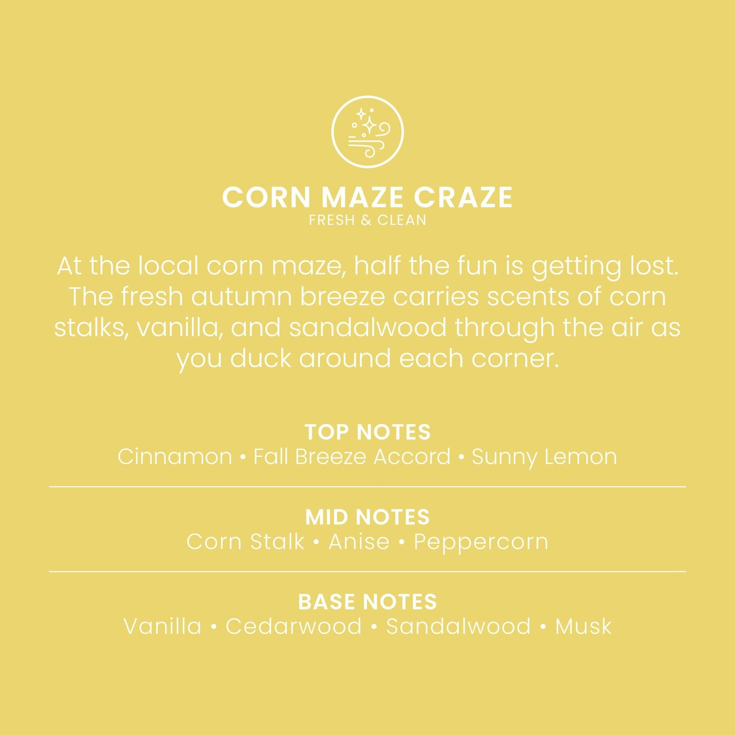 Corn Maze Craze Original Large Jar Candle